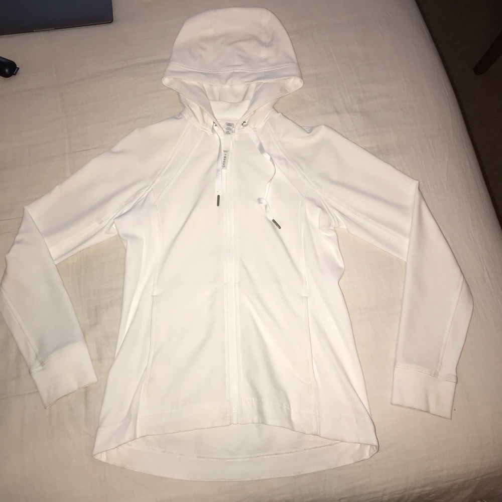 White Lululemon Wind Breaker
